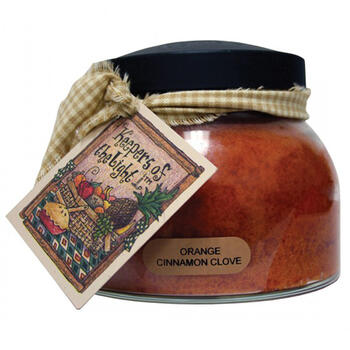 Orange Cinnamon Clove 22oz Mama Jar Candle - Amethyst Designs Country Mercantile