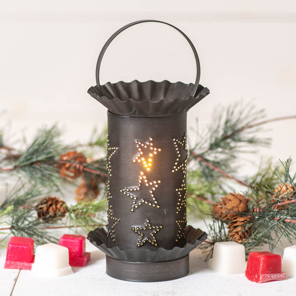 Country Stars Black Tart Warmer - Amethyst Designs Country Mercantile