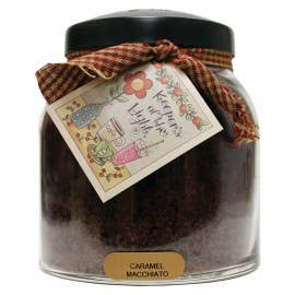 Caramel Macchiato 34 oz Papa Jar Candle - Amethyst Designs Country Mercantile
