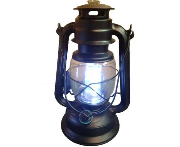 Black Lantern With Led Light