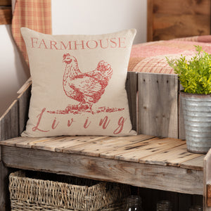 Sawyer Mill Farmhouse Living 18" Pillow - Amethyst Designs Country Mercantile
