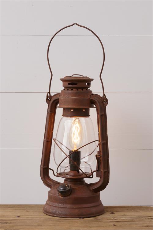 Searchlight Electric Lantern Lamp - Amethyst Designs Country Mercantile