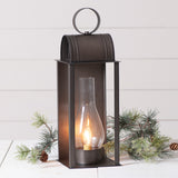 Colonial Mantle Electric Light with Glass Chimney