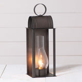 Colonial Mantle Electric Light with Glass Chimney