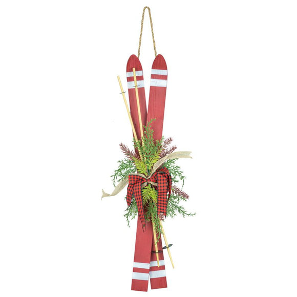 Christmas Skis Hanger