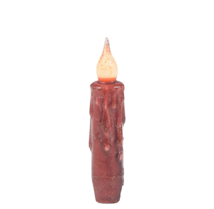 4 Inch Burgundy Timer Candle