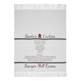 Sawyer Mill Santa Cookies Woven Throw