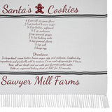 Sawyer Mill Santa Cookies Woven Throw