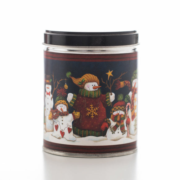 Gingerbread Vanilla Candle in Snowman Tin