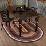Stratton Jute Rug Oval with Pad
