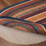 Stratton Jute Rug Oval with Pad