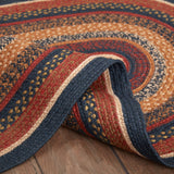 Stratton Jute Rug Oval with Pad