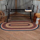 Stratton Jute Rug Oval with Pad