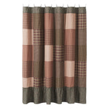 Crosswoods Patchwork Shower Curtain