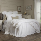 Provincial Linen White Bedspread