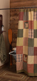 Tea Cabin Patchwork Shower Curtain
