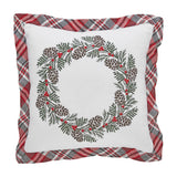 Gregor Plaid Wreath Pillow