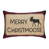 Cumberland Merry Christmoose Plaid Pillow