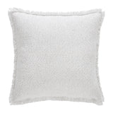 Yuletide Burlap Snowflake Kisses Pillow