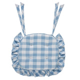 Buffalo Check Ruffled Chair Pad