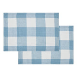 Dusk Blue Annie Buffalo Check Placemat Set of 2