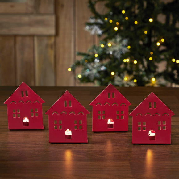 Red House Tealight Holder