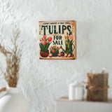 Tulips For Sale Block Sign