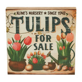 Tulips For Sale Block Sign