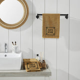 Set of 2 Bath House Prim Stars Hand Towels
