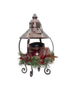 Copper Star Candle Lantern