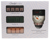 Snowman Plug-In Wax Warmer Gift Set