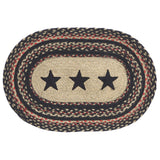 Colonial Star Jute Oval Placemat