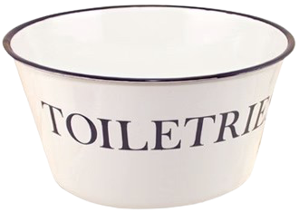 Toiletries Enamelware Bowl