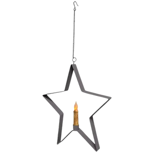 Farmhouse Hanging Star Taper Holder