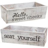 Hello Sweet Cheeks/Seat Yourself Reversible Box