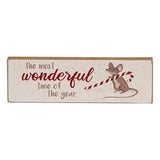 Silent Night Mouse Skinny Block - Amethyst Designs Country Mercantile