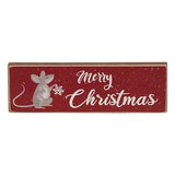 Silent Night Mouse Skinny Block - Amethyst Designs Country Mercantile