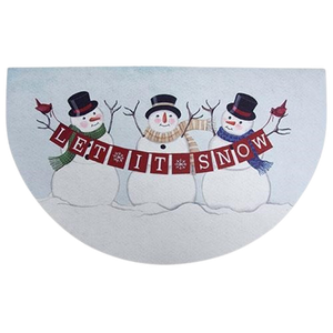 Let It Snow Welcome Mat