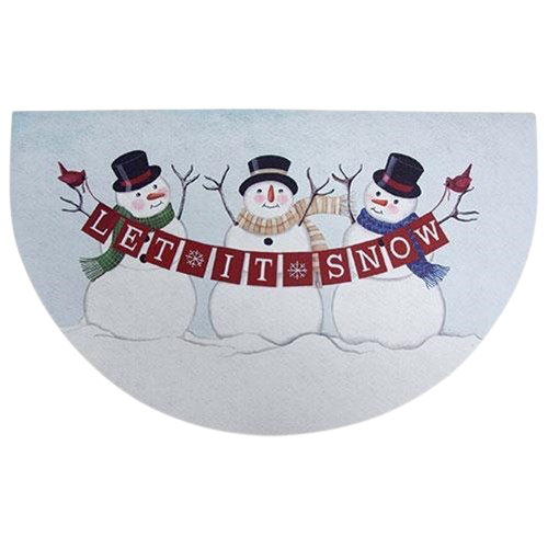 Let It Snow Welcome Mat