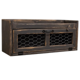 Counter Box with Chicken Wire Door
