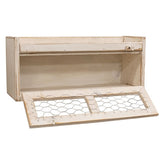 Counter Box with Chicken Wire Door