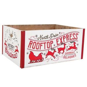 Rooftop Express Wooden Crate
