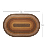 Kettle Grove 60" x 96" Oval Rug with Pad