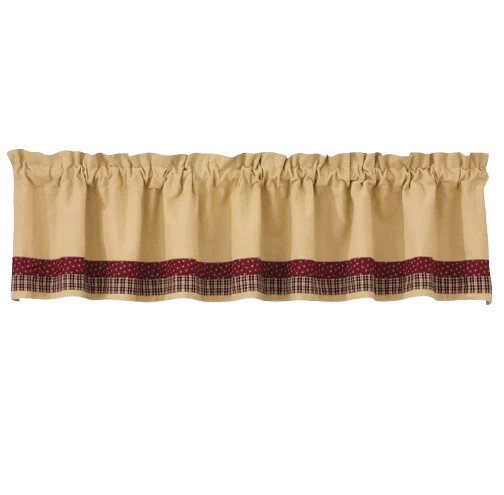 My Country Home Lined Valance