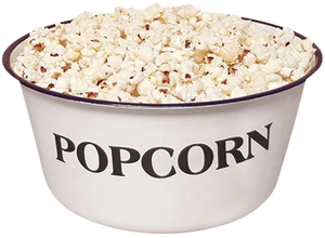Popcorn Enamelware Farmhouse Bowl