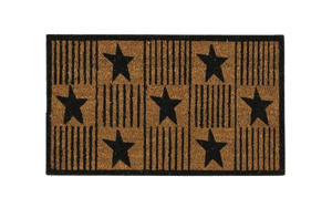 Primitive Star Door Mat