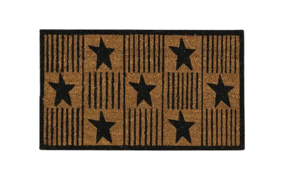 Primitive Star Door Mat