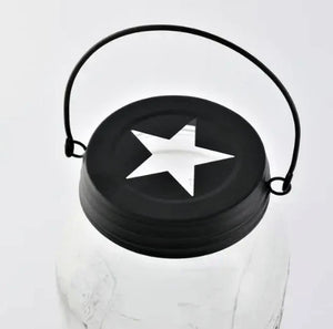 Black Star Jar Lid