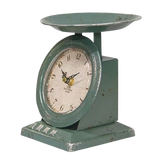 Vintage Blue Scale Clock