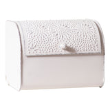 Rustic White Bread Box - Amethyst Designs Country Mercantile